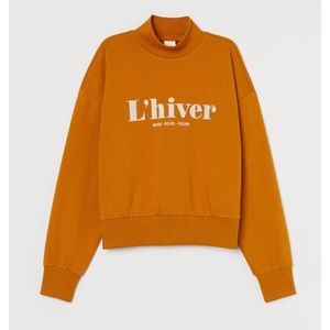 Mock-turtleneck Sweatshirt